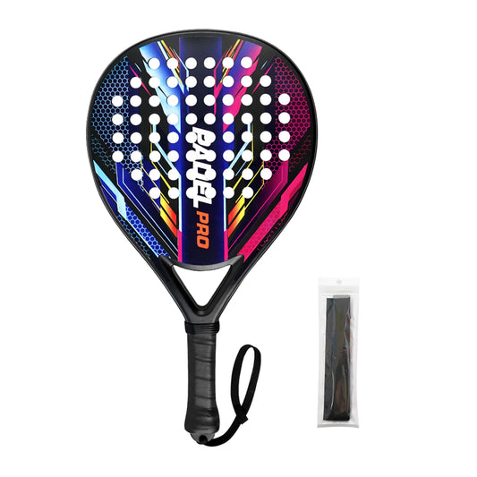 EVA Core Carbon Fiber Padel Racket – Anti-Vibration Ergonomic Grip for Training and Competition