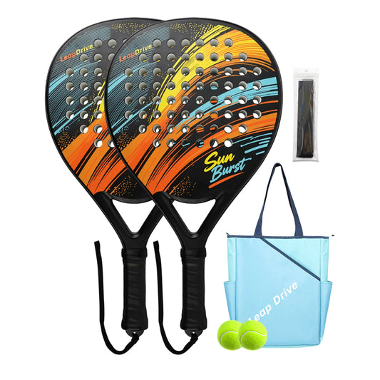 Premium Padel Racket Composite Carbon Fiber Face EVA Core – Balanced Power Control for Intermediate Advanced Players