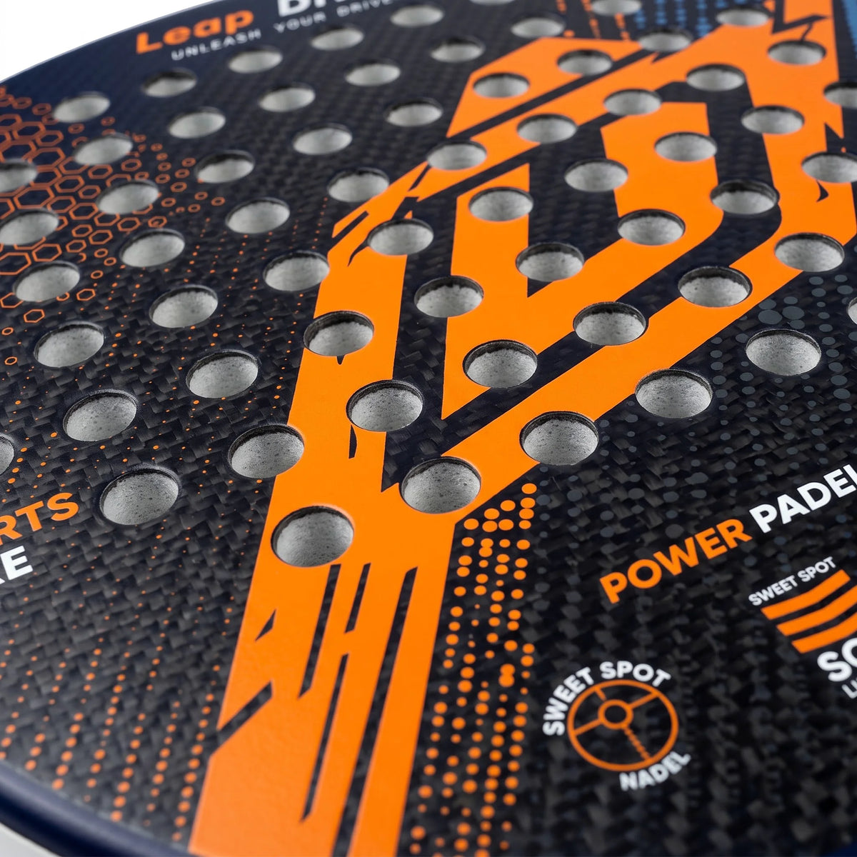 Lightweight Professional Padel Racket Carbon Fiber with EVA Core – Beginners Intermediate Advanced Ready
