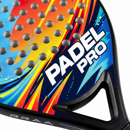 Professional Carbon Fiber Padel Racket with High-Density EVA Foam Core – Power & Control Hybrid Shape