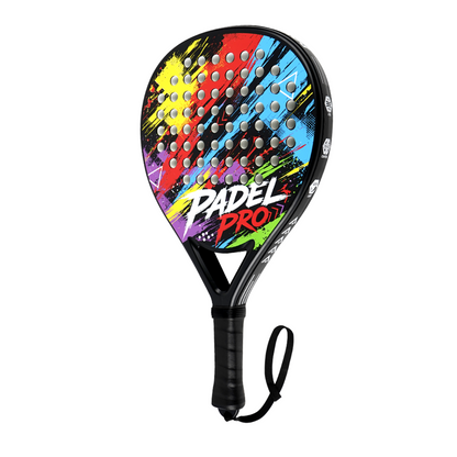 Hybrid Carbon Fiber EVA Core Padel Racket – Lightweight Professional Padel Racquet for Men Women Adults Beginners to Advanced
