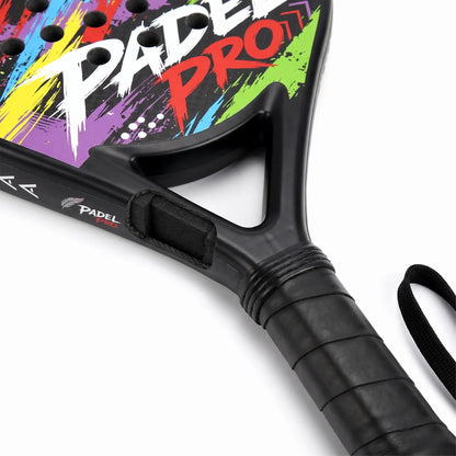 Hybrid Carbon Fiber EVA Core Padel Racket – Lightweight Professional Padel Racquet for Men Women Adults Beginners to Advanced